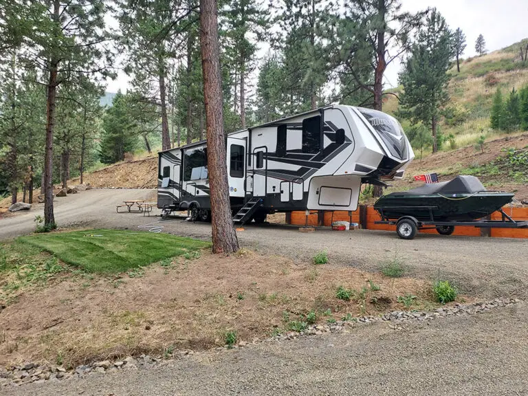 Space #3 at Deer Creek Pines RV Park