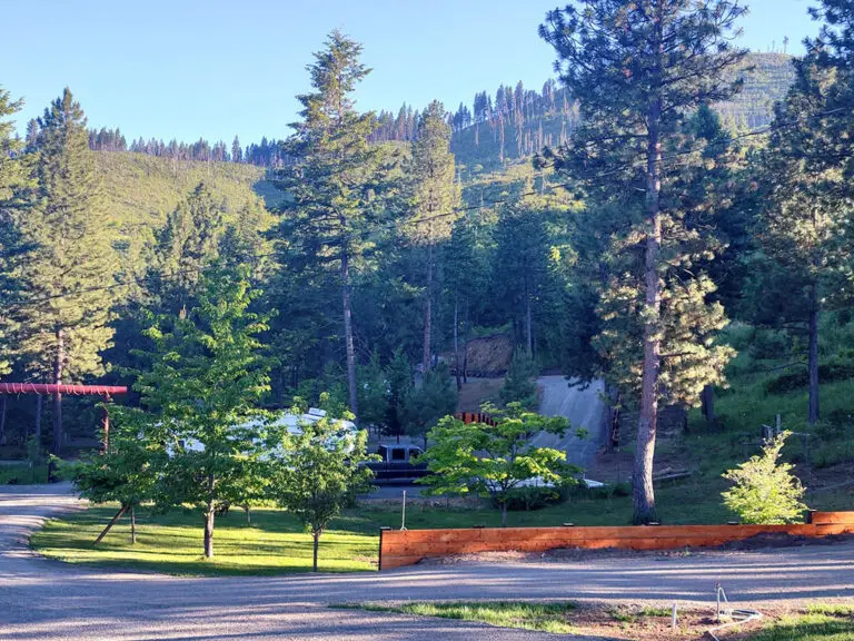 Beautifully landscaped and cared for RV Park near White Bird Idaho